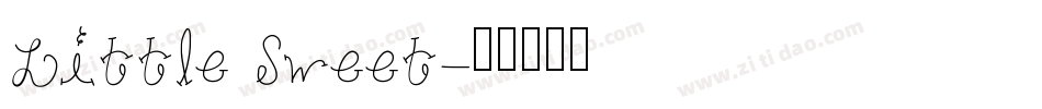 Little Sweet字体转换